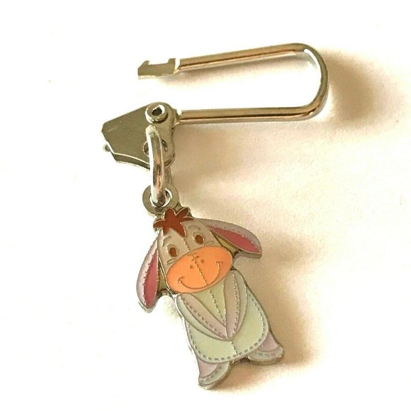 Vintage Disney Eeyore Zipper Pull Purse Charm Winnie The Pooh Vintage Disneyana - Picture 3 of 7